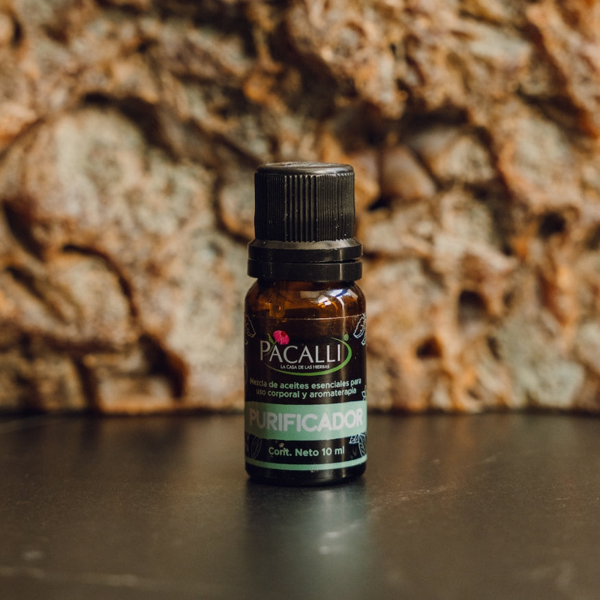 Purificador Mezcla Pura PACALLI · Limón, Hierbabuena y Naranja · 10 ml
