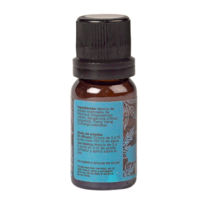 Seguridad Mezcla Pura PACALLI · Patchouli, Bergamota y Ylang Ylang · 10 ml