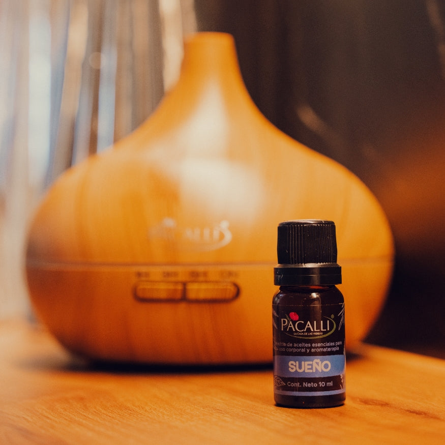 Sueño Mezcla Pura PACALLI · Lavanda, Vetiver y Ylang Ylang · 10 ml