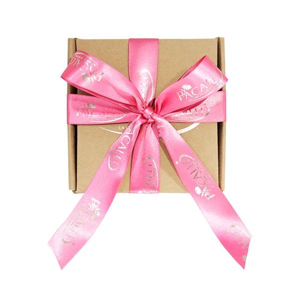 Caja de regalo con listón (Roll on-aceites esenciales)