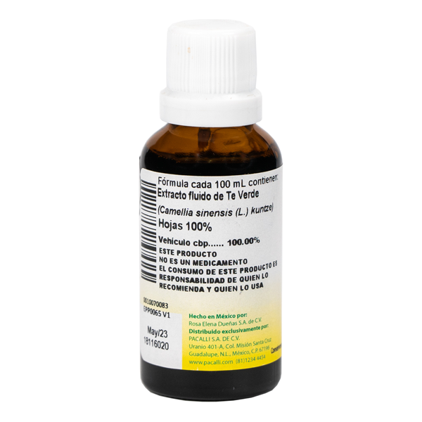 Té Verde Extracto · 30 ml
