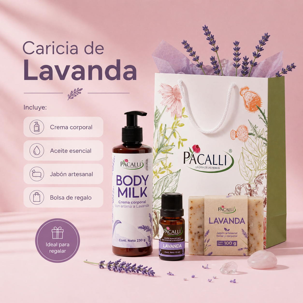 Caricia de Lavanda · Colección Día de las Madres PACALLI