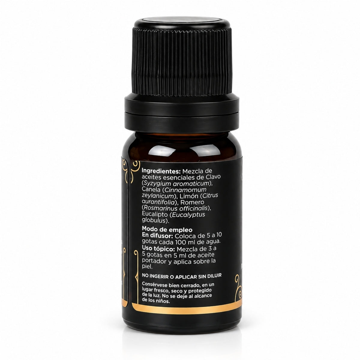 Mezcla Aromática 4 Ladrones (Thieves) · Aceites Esenciales 100% Puros · 10 ml