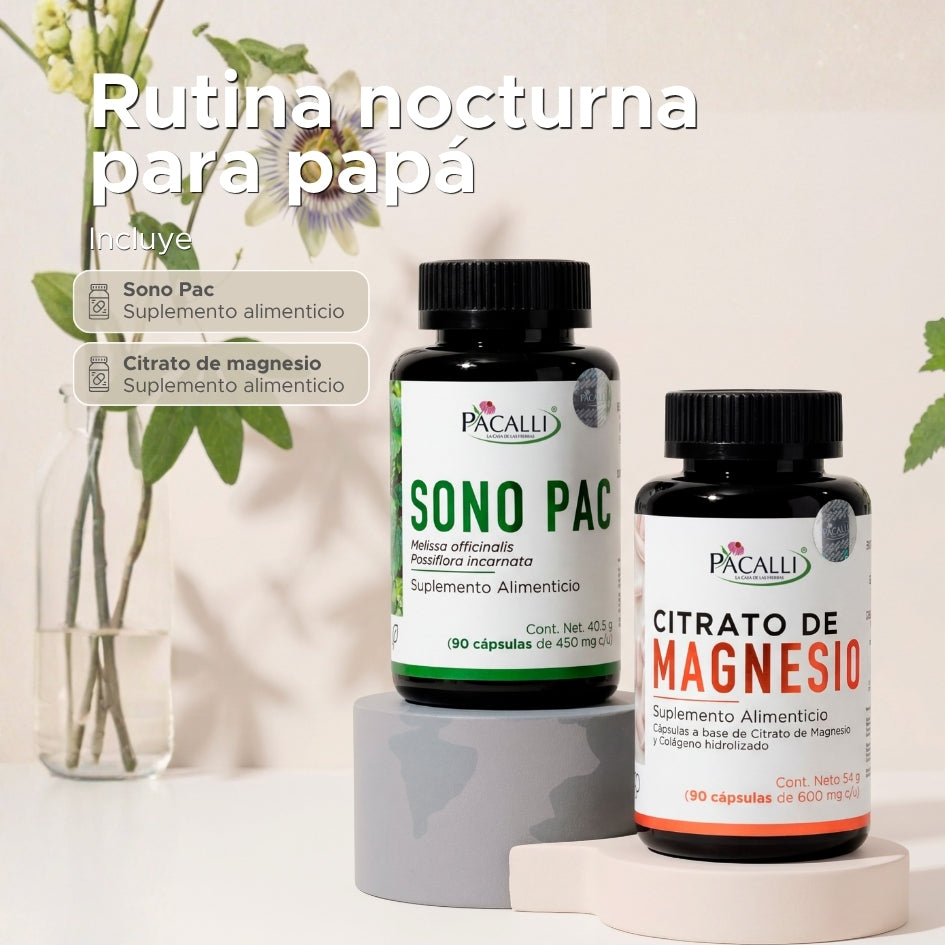 Rutina nocturna para Papá · Colección día del Padre PACALLI