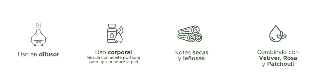Aceite Esencial de Cedro · 10 ml