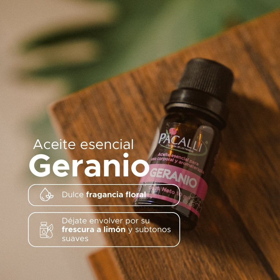 Aceite Esencial de Geranio · 10 ml