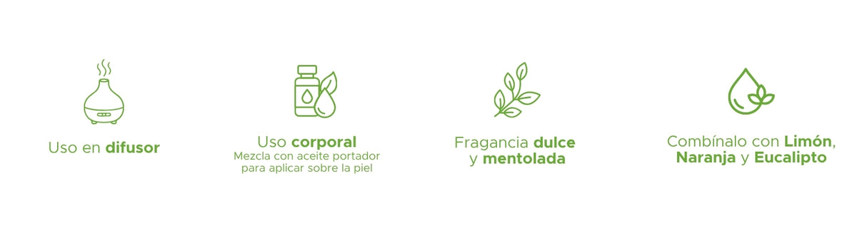 Aceite Esencial de Hierbabuena · 10 ml