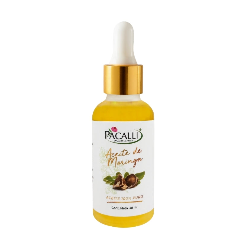Aceite de Moringa PACALLI · Prensado en Frío y Cuidado · 30 ml