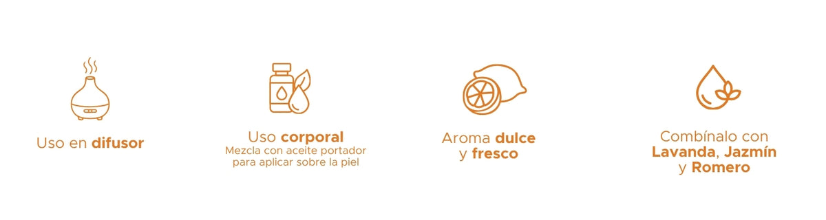 Aceite Esencial de Naranja · 10 ml