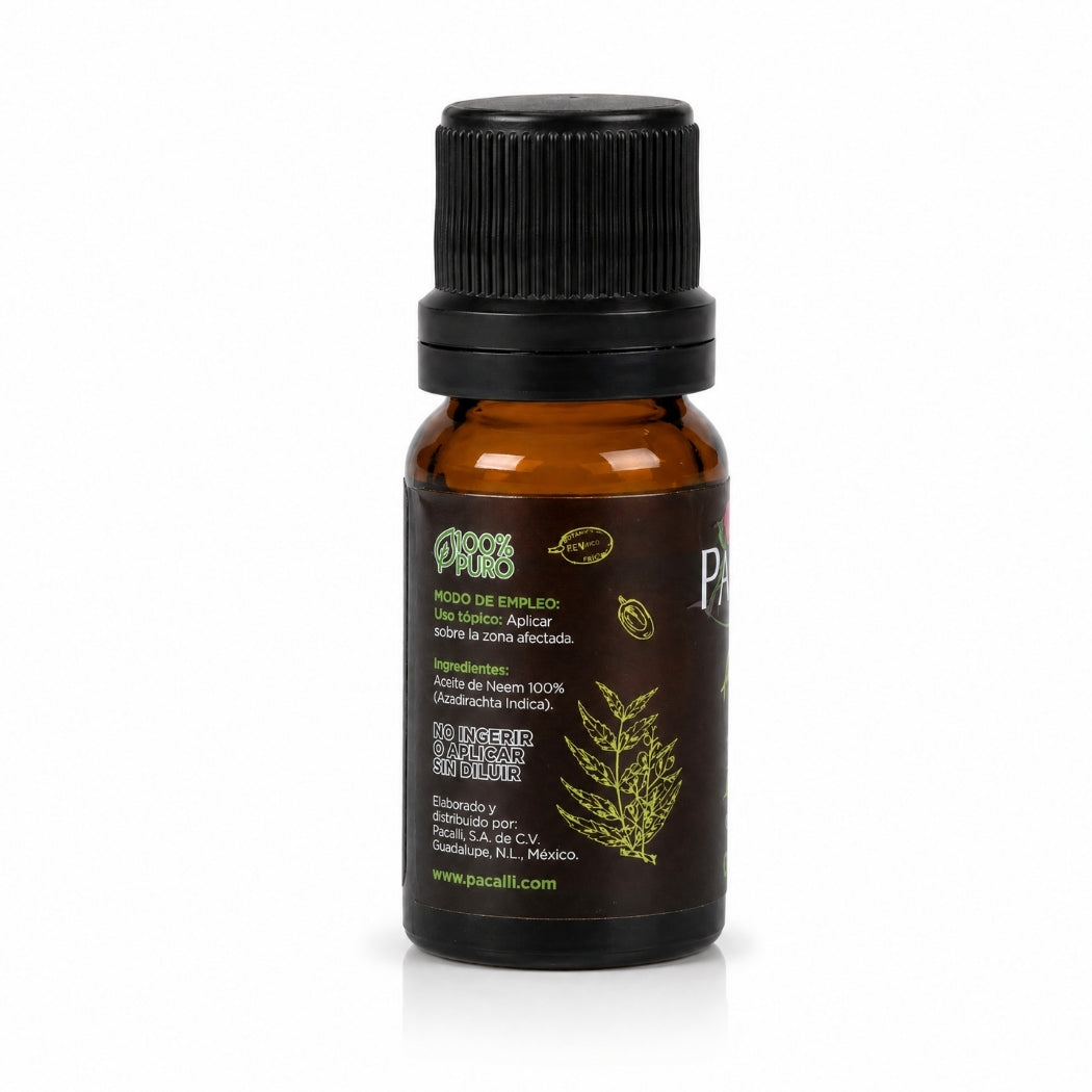 Aceite de Neem PACALLI · Cuidado y Pureza · 10 ml