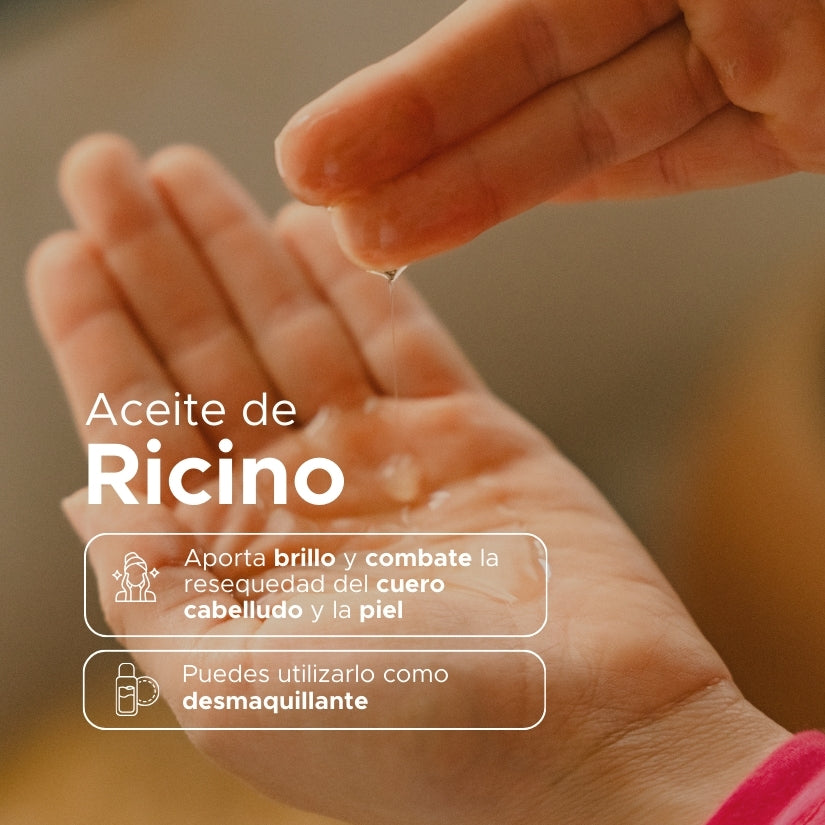Aceite de Ricino (Castor Oil) PACALLI · Cuidado de Origen Natural y Hidratación · 130 ml