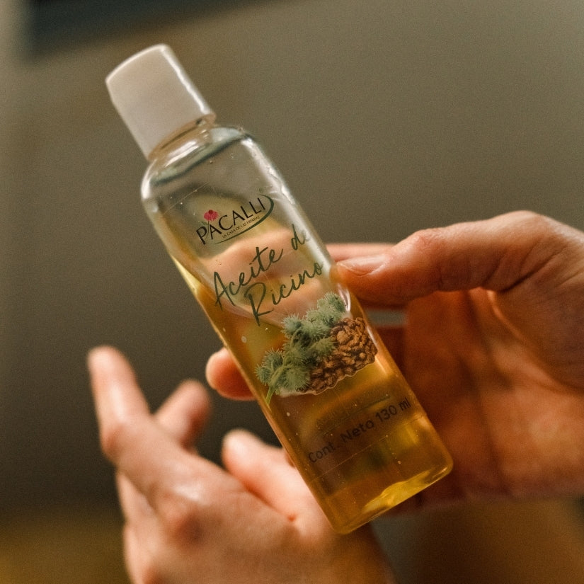 Aceite de Ricino (Castor Oil) PACALLI · Cuidado de Origen Natural y Hidratación · 130 ml