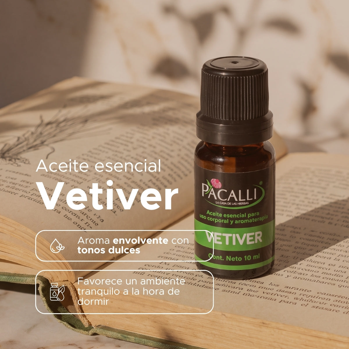 Aceite Esencial de Vetiver · 10 ml