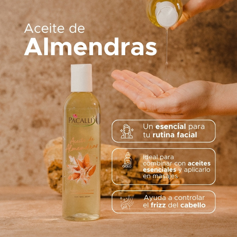 Aceite de Almendras PACALLI · Hidratación y Suavidad · 265 ml