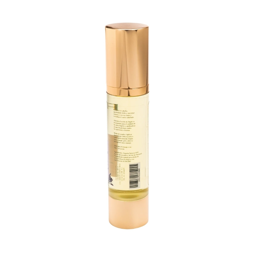Aceite de Argán Fase II PACALLI con Aceite Esencial de Lavanda y Patchouli · Hidratación y Cuidado · 50 ml