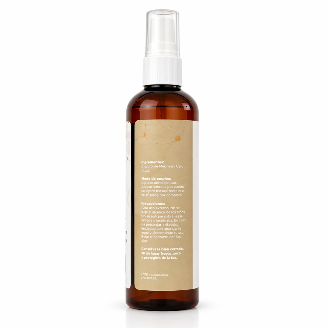 Aceite de Magnesio PACALLI · Cloruro de Magnesio · 120 ml