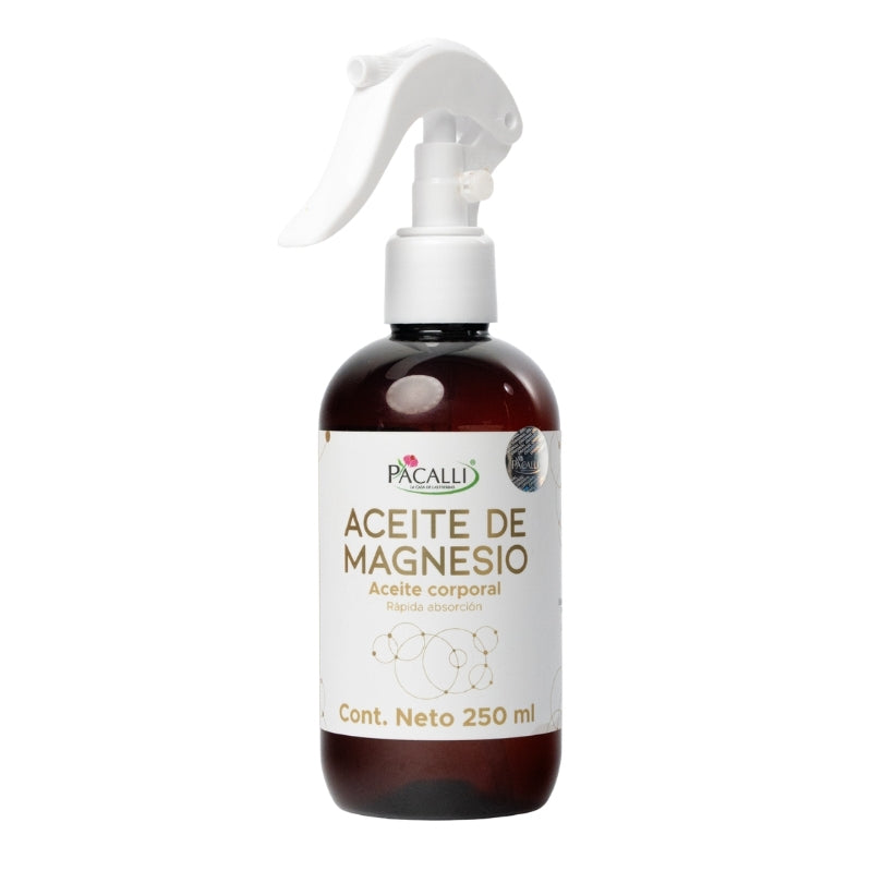 Aceite de Magnesio PACALLI · Cloruro de Magnesio · 250 ml