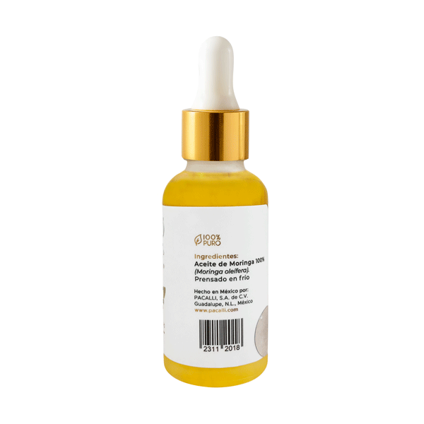 Aceite de Moringa PACALLI · Prensado en Frío y Cuidado Natural · 30 ml