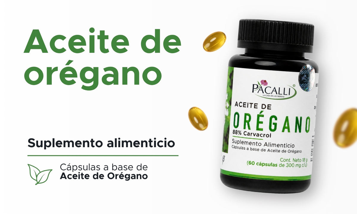 Aceite de Orégano 88% Carvacrol | 300 mg · 60 caps