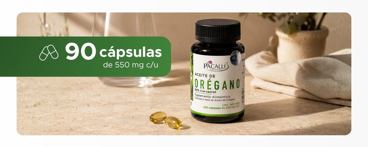 Aceite de Orégano 88% Carvacrol | 300 mg · 60 caps