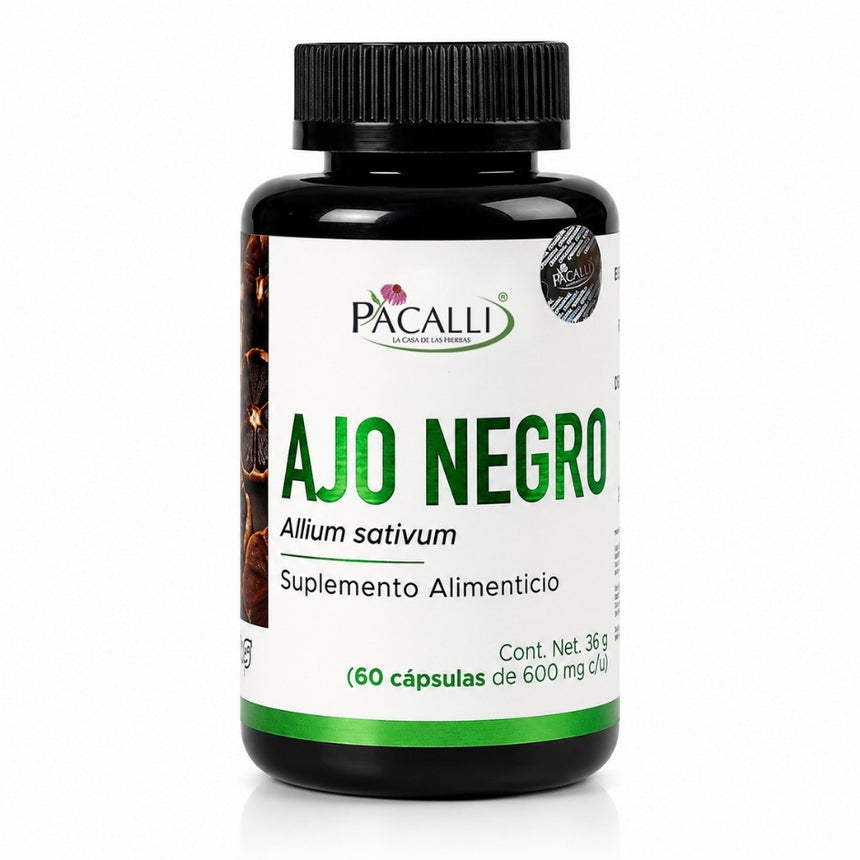 Ajo Negro | Bulbo en polvo | 600 mg · 60 caps