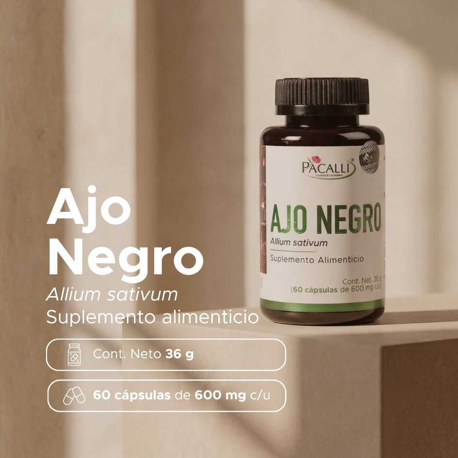Ajo negro · 60 caps