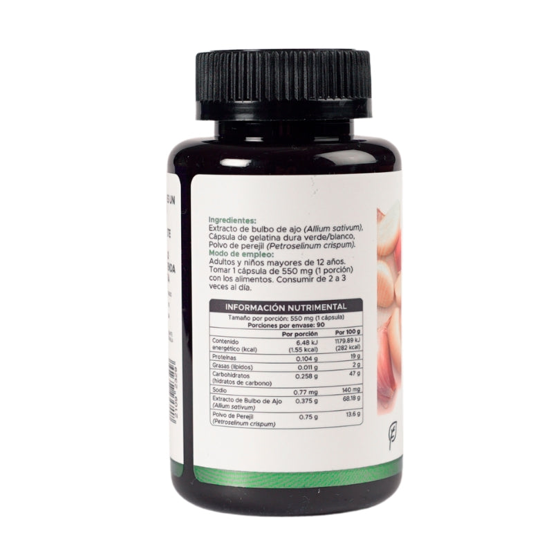 Ajo con perejil · 90 Caps