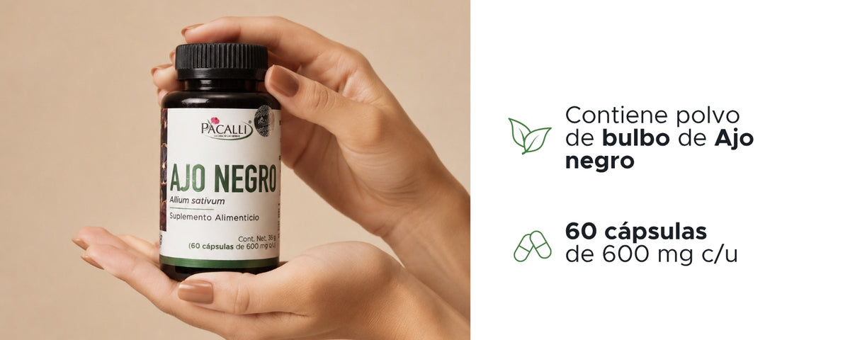 Ajo negro · 60 caps