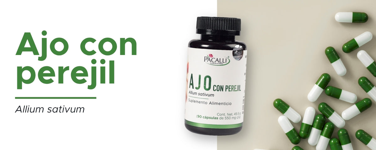 Ajo con perejil · 90 Caps
