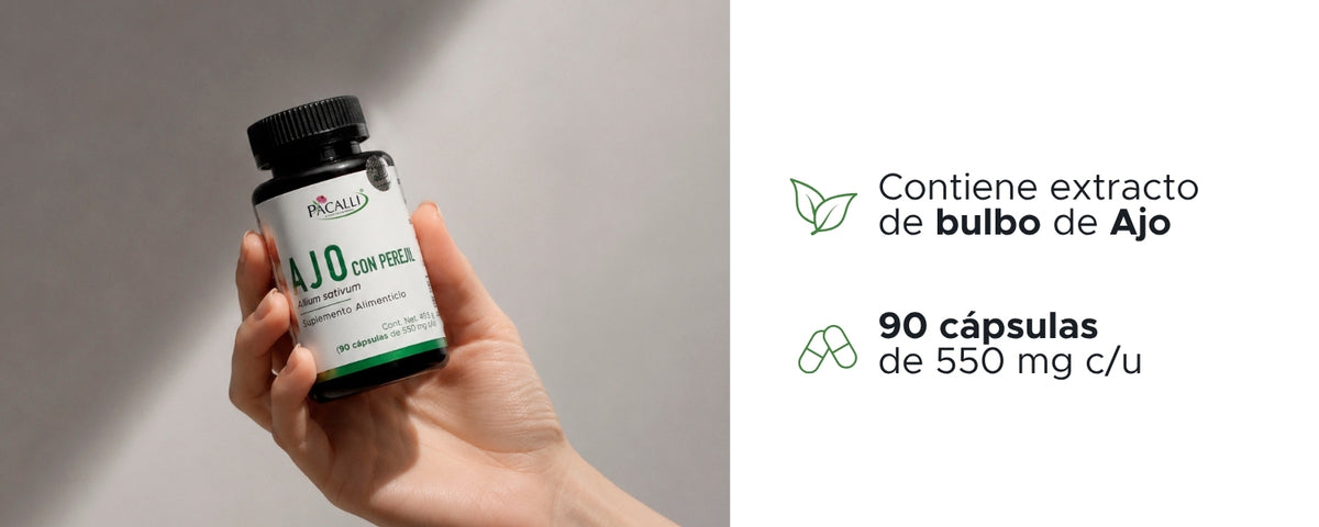 Ajo con perejil · 90 Caps