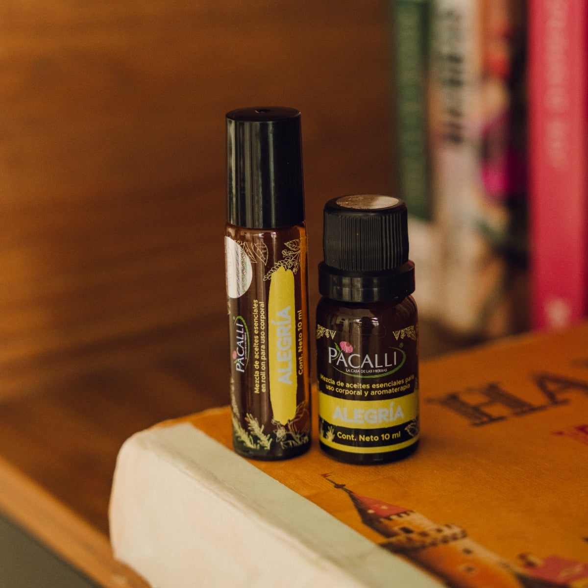 Alegría Mezcla Pura · Romero, Patchouli, Jengibre y Bergamota · 10 ml