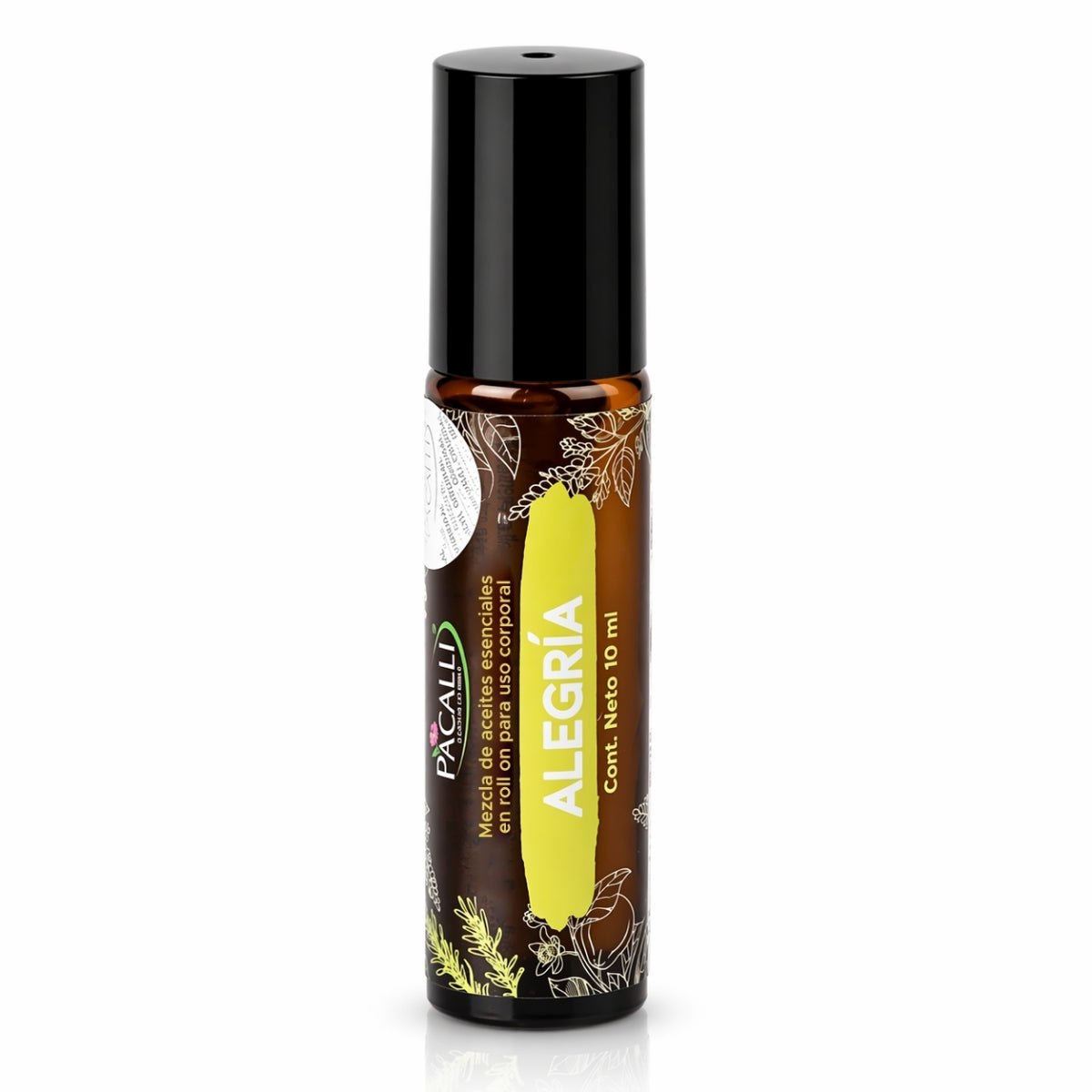 Alegría Roll On · Romero, Patchouli, Jengibre y Bergamota · 10 ml