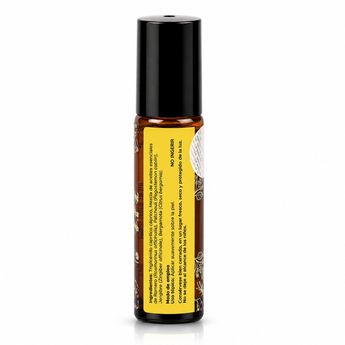 Alegría Roll On · Romero, Patchouli, Jengibre y Bergamota · 10 ml