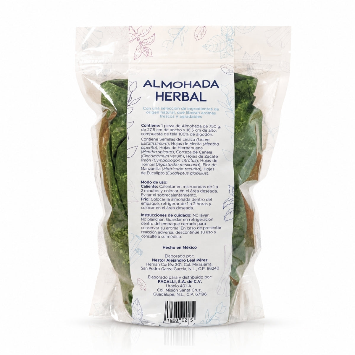 Almohada Herbal · Mezcla de Semillas y Hierbas · 720 g