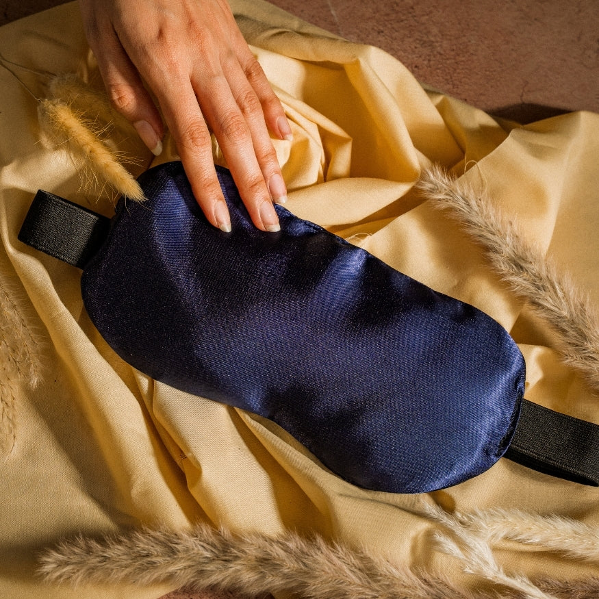 Antifaz Herbal PACALLI · Semillas de Linaza y Flores de Lavanda · 160 g