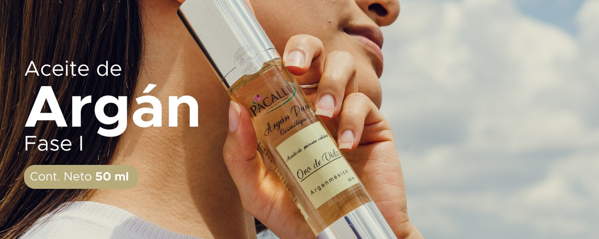 Aceite de Argán Fase I PACALLI · Hidratación y Nutrición · 50 ml