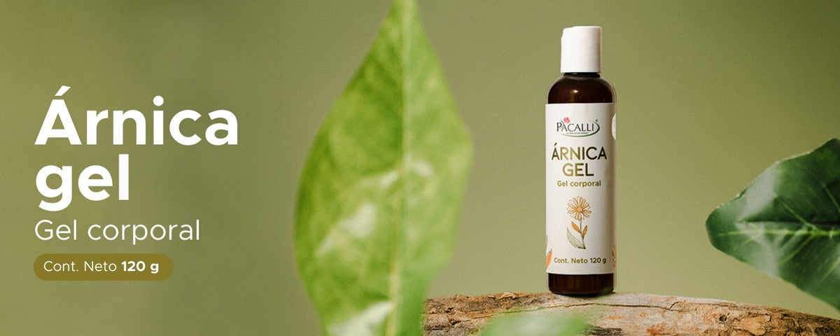 Gel de Árnica PACALLI · Extracto de Árnica, Mentol y Alcanfor · 120 g