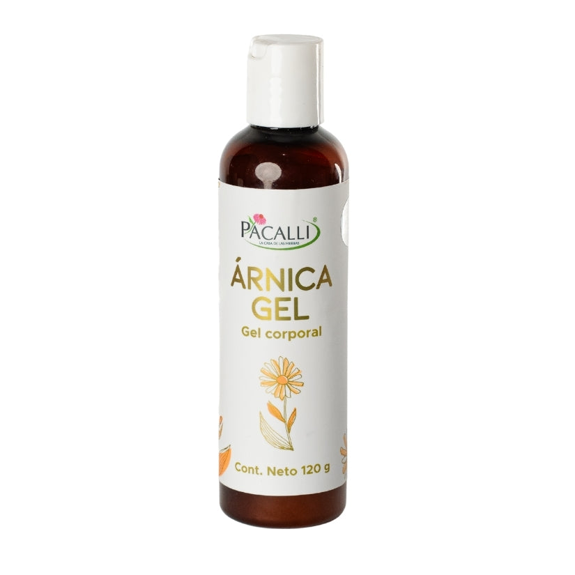 Gel de Árnica PACALLI · Extracto de Árnica, Mentol y Alcanfor · 120 g