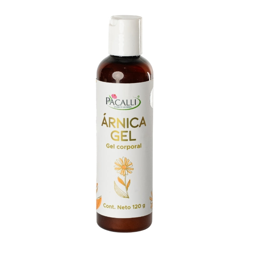 Gel de Árnica PACALLI · Extracto de Árnica, Mentol y Alcanfor · 120 g