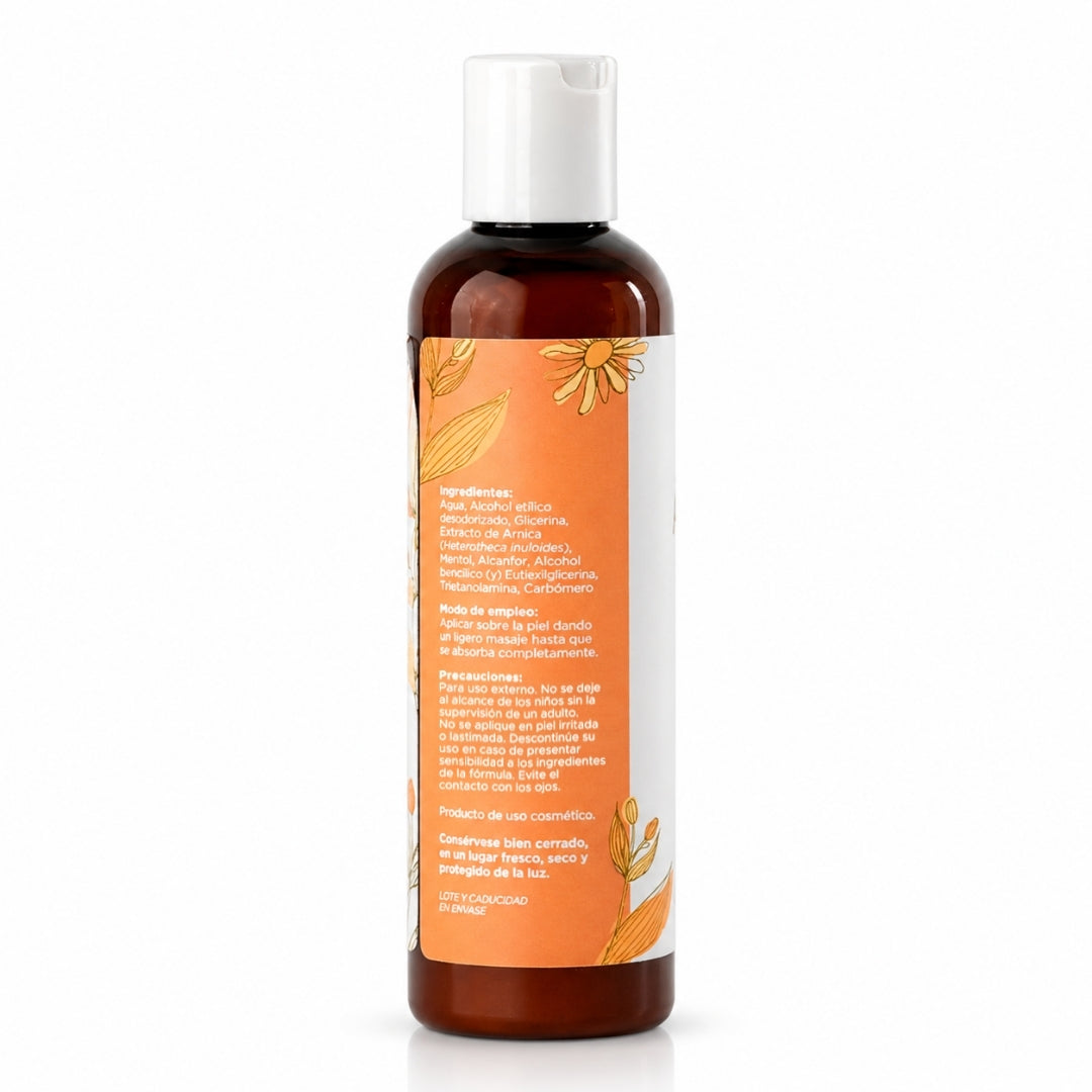Gel de Árnica PACALLI · Extracto de Árnica, Mentol y Alcanfor · 120 g