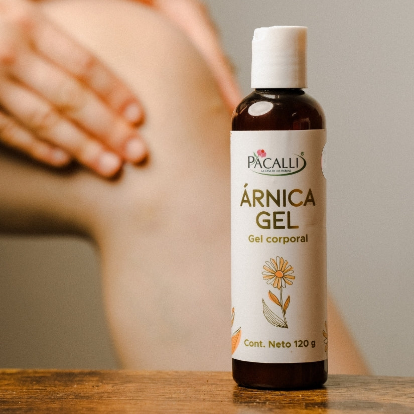 Gel de Árnica PACALLI · Extracto de Árnica, Mentol y Alcanfor · 120 g