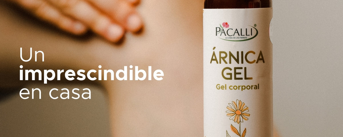 Gel de Árnica PACALLI · Extracto de Árnica, Mentol y Alcanfor · 120 g