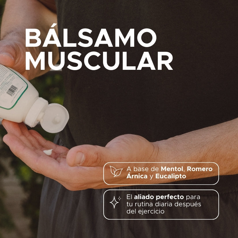 Bálsamo Muscular PACALLI · Fórmula con Aceites Esenciales y Extractos de Origen Natural · 250 g