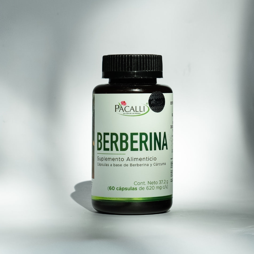 Berberina | Berberis aristata con Cúrcuma | 620 mg · 60 caps