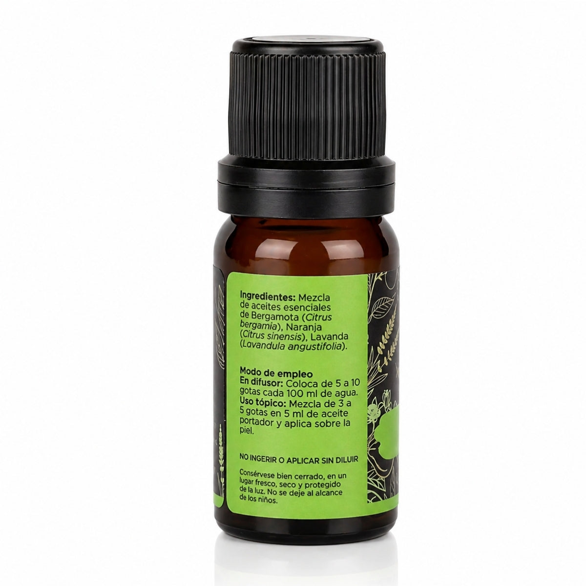 Bienestar Mezcla Pura · Bergamota, Naranja y Lavanda · 10 ml