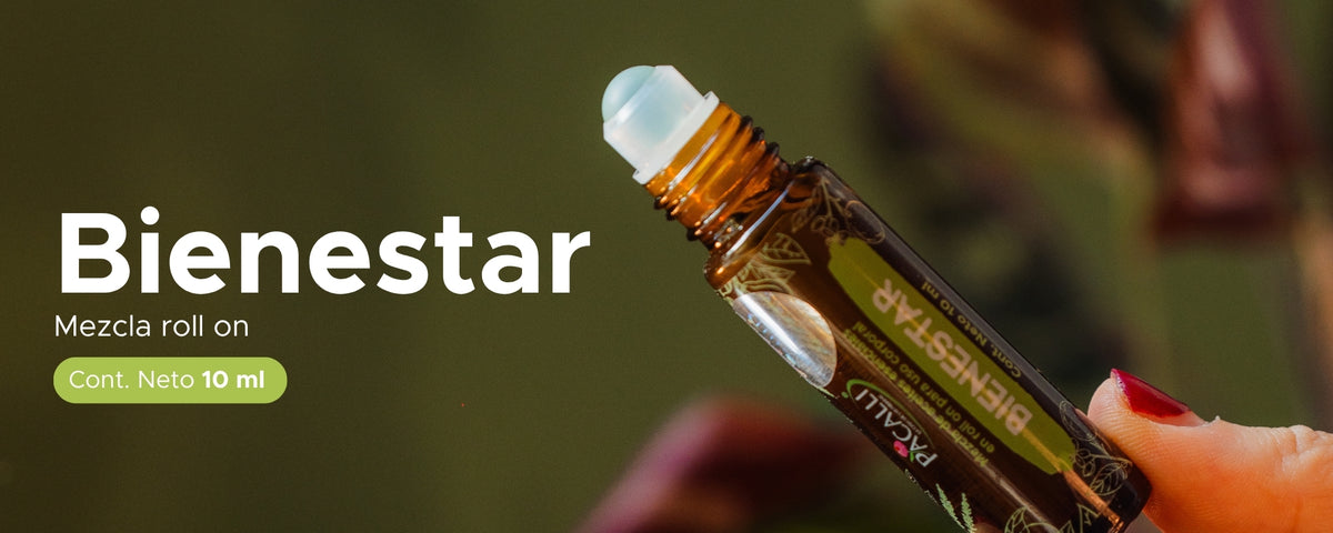 Bienestar Roll On PACALLI · Bergamota, Naranja y Lavanda · 10 ml