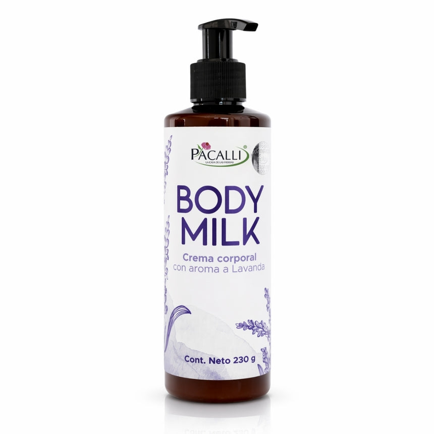 Crema Body Milk Lavanda · Crema Corporal Con Aroma a Lavanda · 230 g