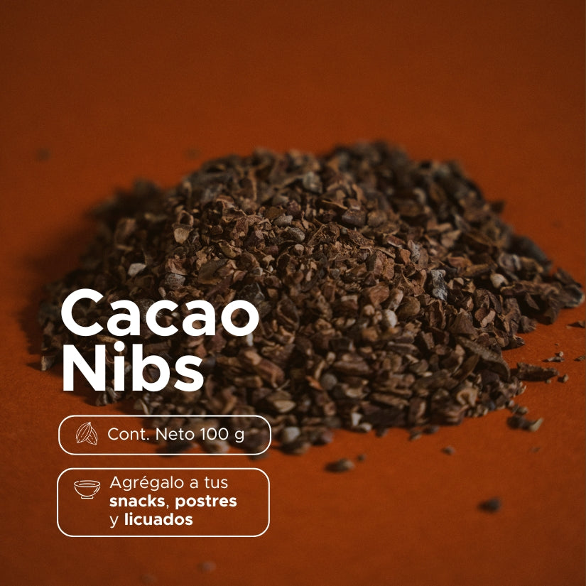 Cacao Nibs · Semillas de Cacao · 100 g