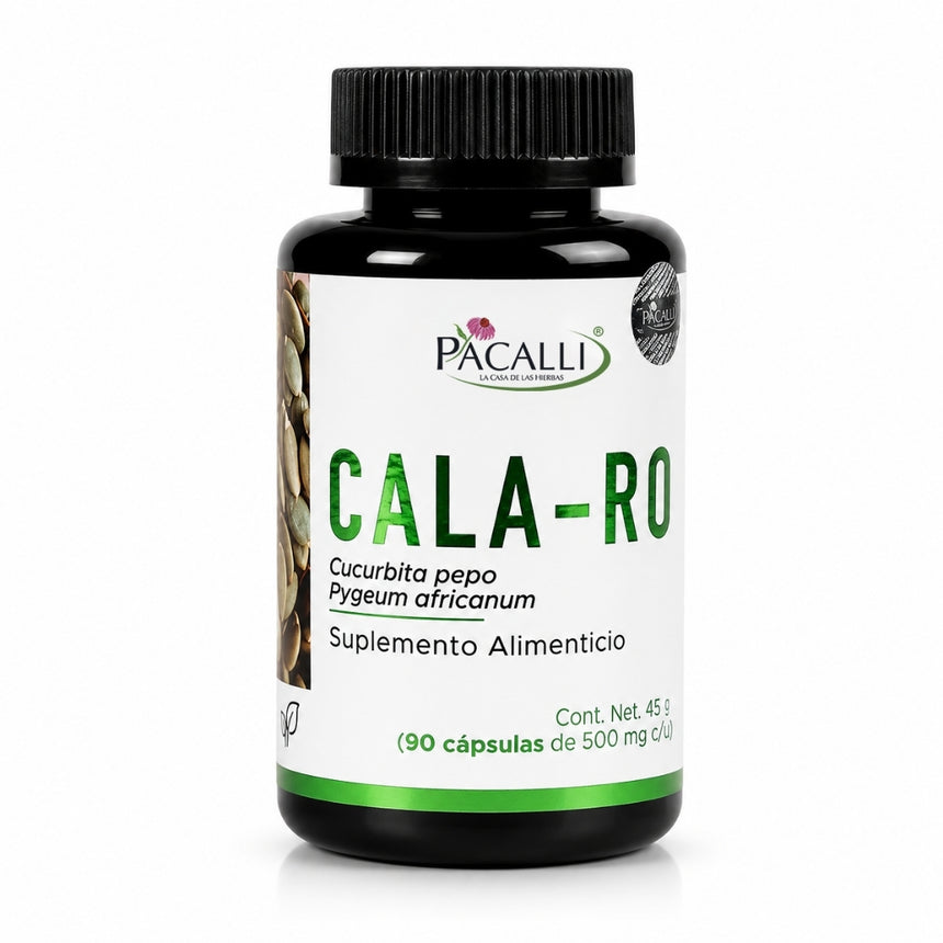 Cala-ro | Semilla de Calabaza y Ciruelo Africano | 500 mg · 90 caps