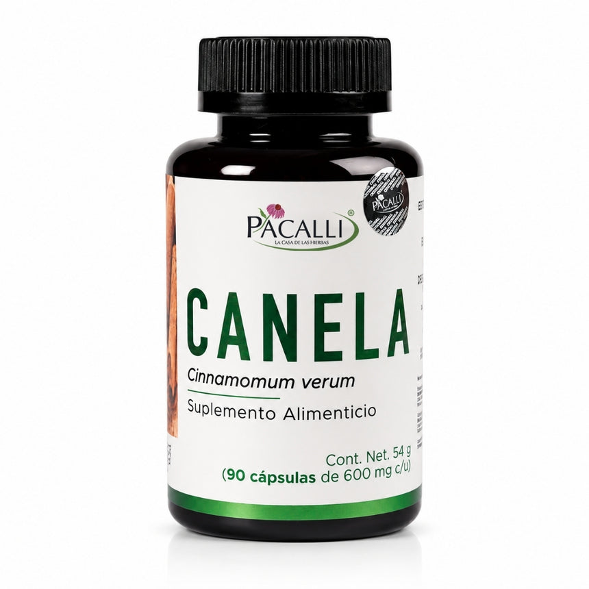 Canela | Cinnamomum verum en polvo | 600 mg · 90 caps